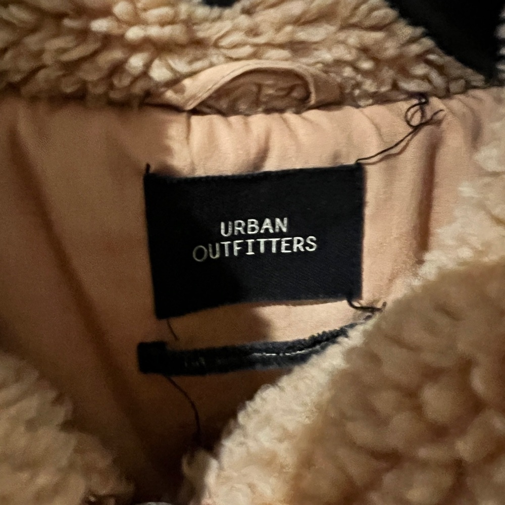 Urban Outfitters Tan Teddy Bomber Jacket - Picture 6 of 9